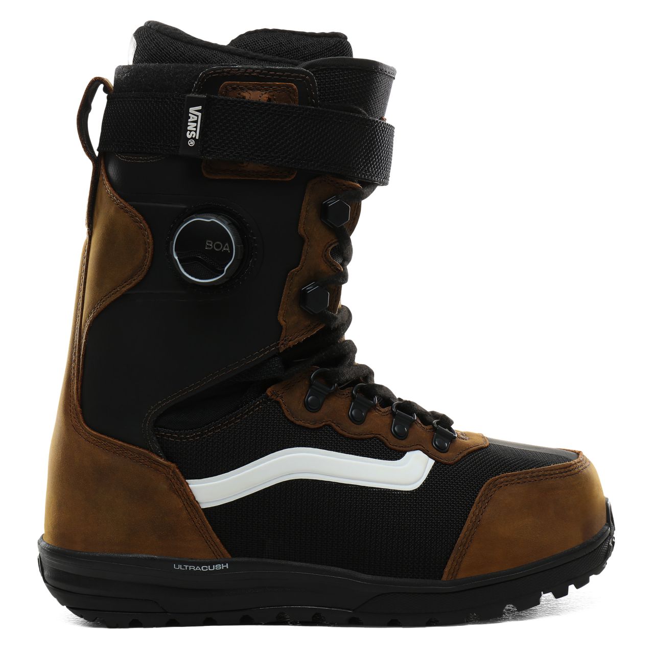 Vans Pat Moore Infuse Snowboard Boots Mens Womens - (Pat Moore) Brown/Black VN0A3DILT0Z Shoes