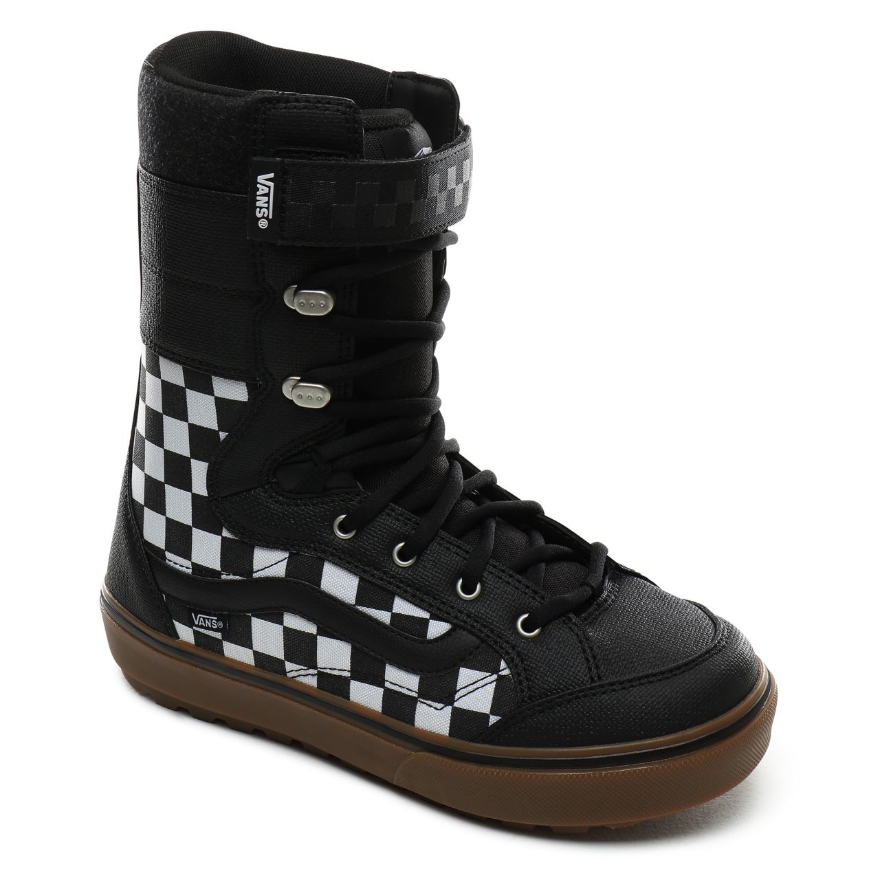 Vans Hi-Standard LL DX Snowboard Boots Mens Womens - Black Checkerboard VN0A3TFIT0W Shoes