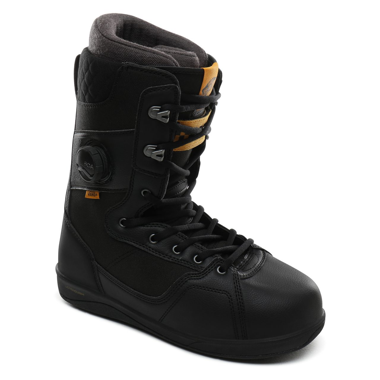 Vans Implant Pro Snowboard Boots Mens Womens - Black/Yellow VN0A3TFLY23 Shoes