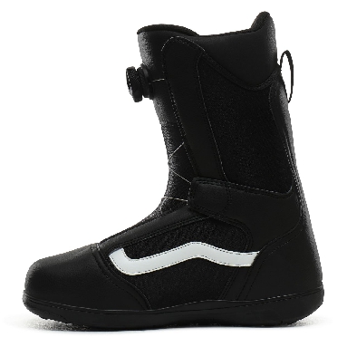 Vans Aura Linerless Snowboard Boots Mens Womens - Black/White VN0A4BIUY28 Shoes