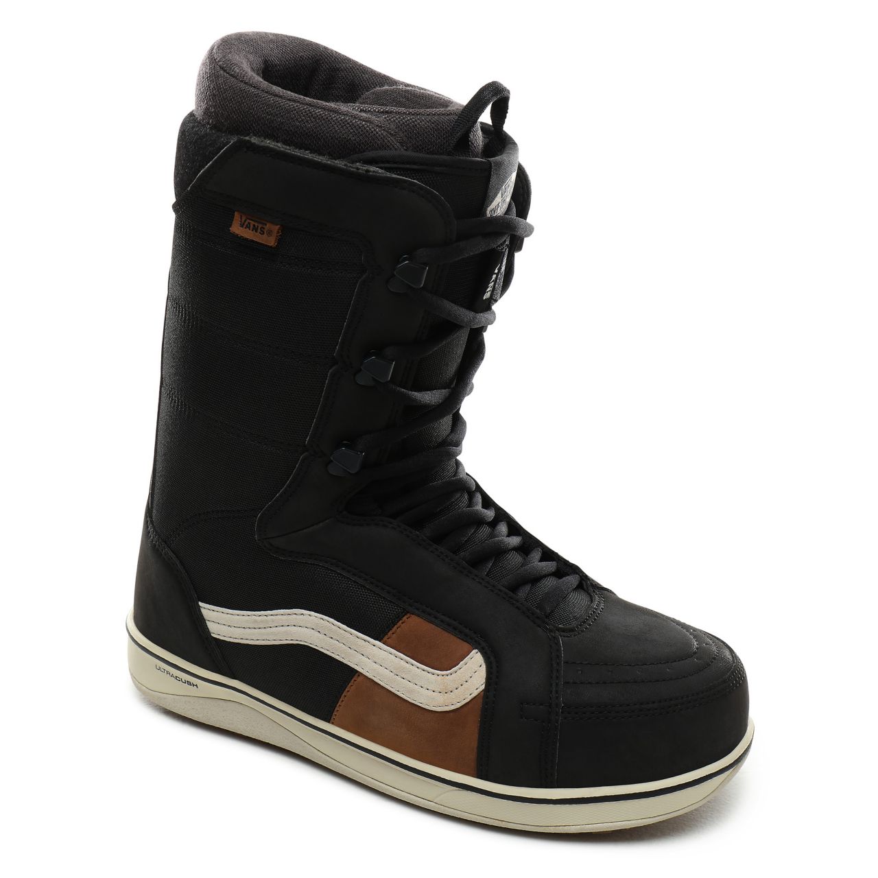 Vans Hi-Standard Pro Snowboard Boots Mens Womens - Black/Off-White VN0A3TFK2BO Shoes