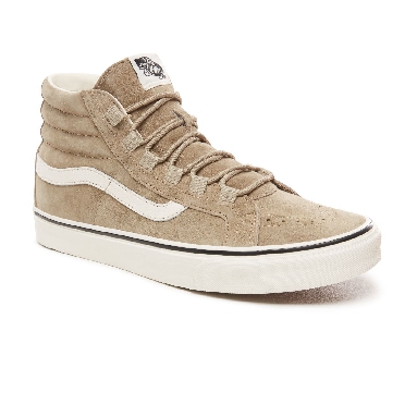 Vans Suede Sk8-Hi Reissue Ghillie Classic Mens Womens - (Pig Suede) Slate Green/Marshmallow VN0A3ZCHUQS Shoes