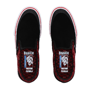 Vans x Baker Slip-On Pro Classic Mens Womens - (Baker) Rowan/speed check VN0A347VSYD Shoes