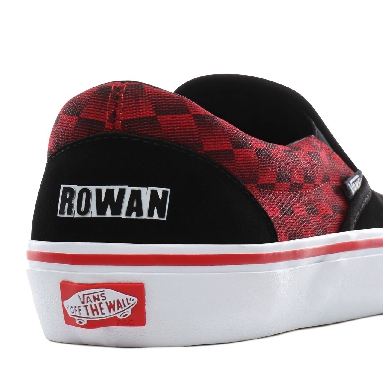 Vans x Baker Slip-On Pro Classic Mens Womens - (Baker) Rowan/speed check VN0A347VSYD Shoes