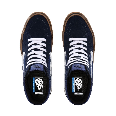 Vans Rainy Day Sk8-Hi Pro Classic Mens Womens - (Rainy Day) navy/gum VN0A45JDST8 Shoes