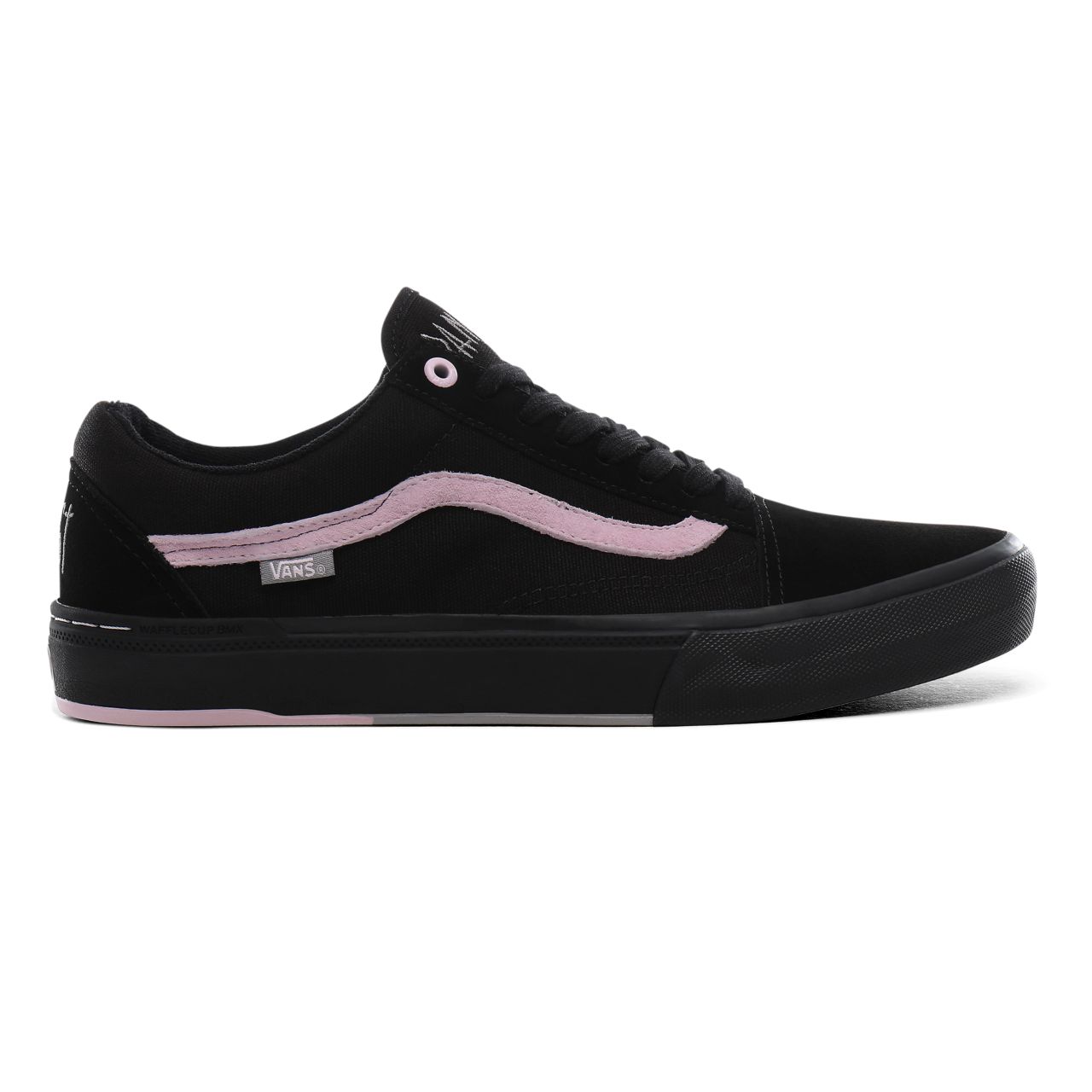 Vans Matthias Dandois Old Skool Pro BMX Classic Mens Womens - (Matthias Dandois) black/pink VN0A45JUSXR Shoes