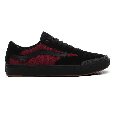 Vans Punk Berle Pro Classic Mens Womens - (Punk) black/beet red VN0A3WKXSTK Shoes