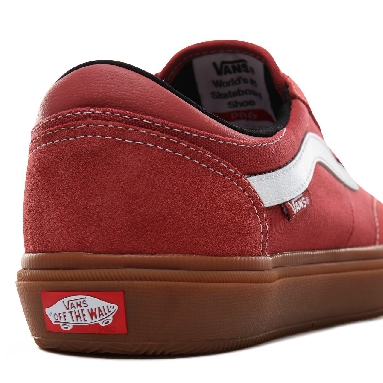 Vans Gum Gilbert Crockett 2 Pro Classic Mens Womens - (Gum) Mineral Red/True White VN0A38COXQ5 Shoes