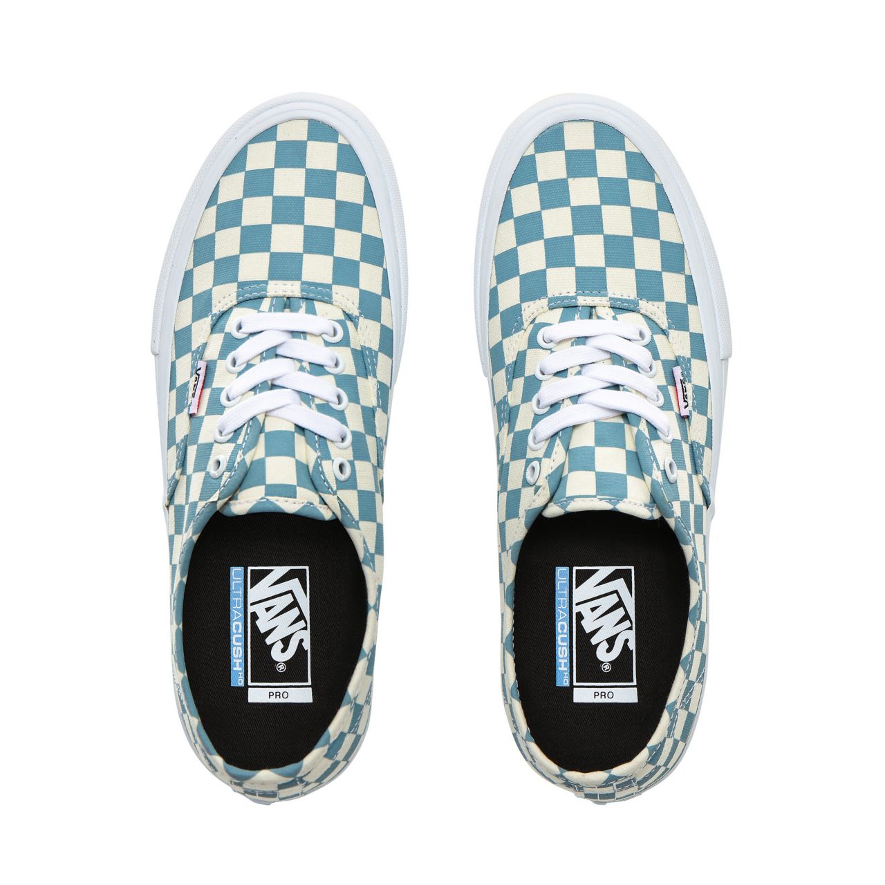 Vans Checkerboard Authentic Pro Mens Womens - (Checkerboard) Smoke Blue VN0A3479UYV Shoes