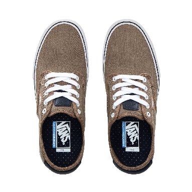 Vans Twill Chima Ferguson Pro Classic Mens Womens - (Twill) Portabella/Dress Blues VN0A38CFUZ3 Shoes