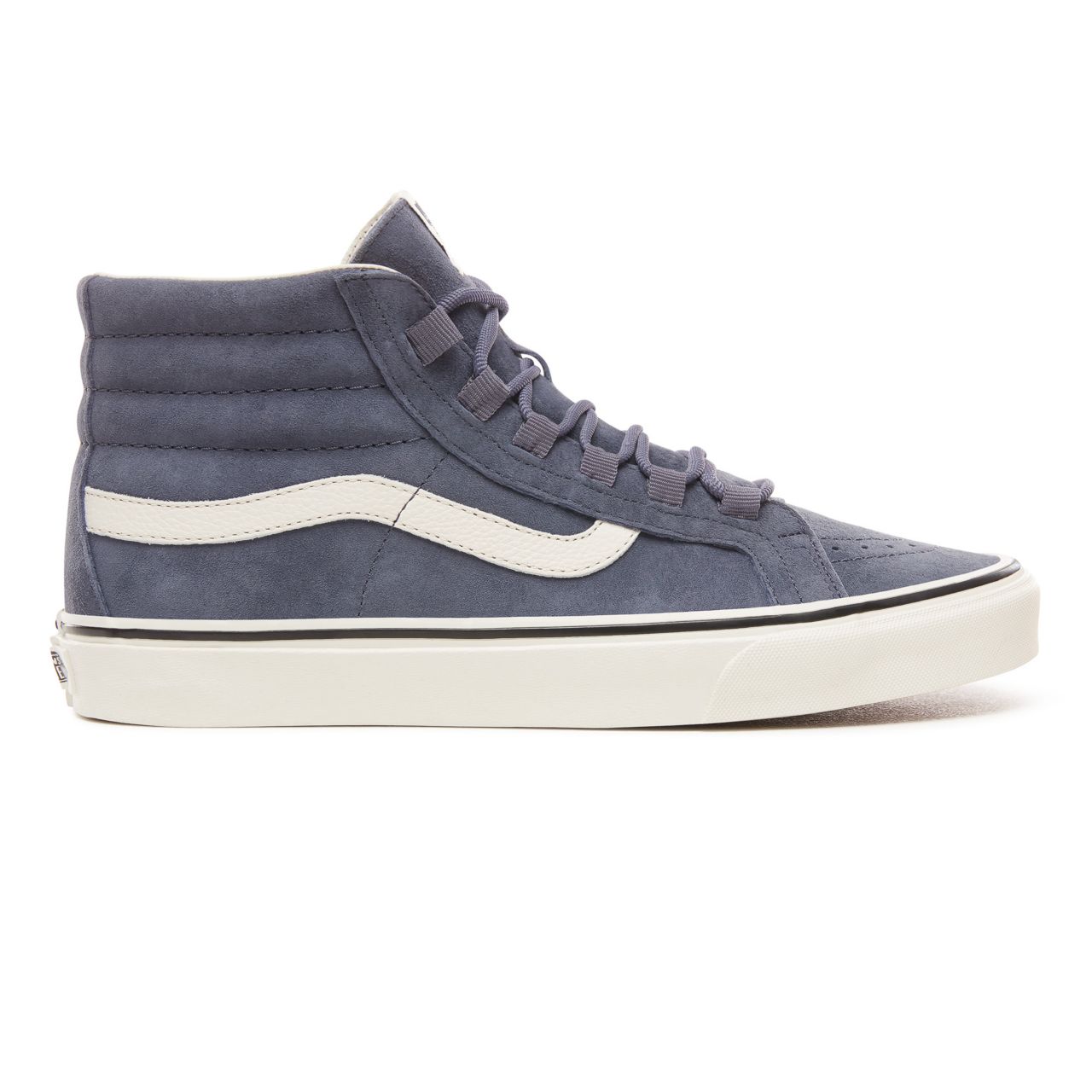 Vans Suede Sk8-Hi Reissue Ghillie Classic Mens Womens - (Pig Suede) Grisaille/Marshmallow VN0A3ZCHUQR Shoes