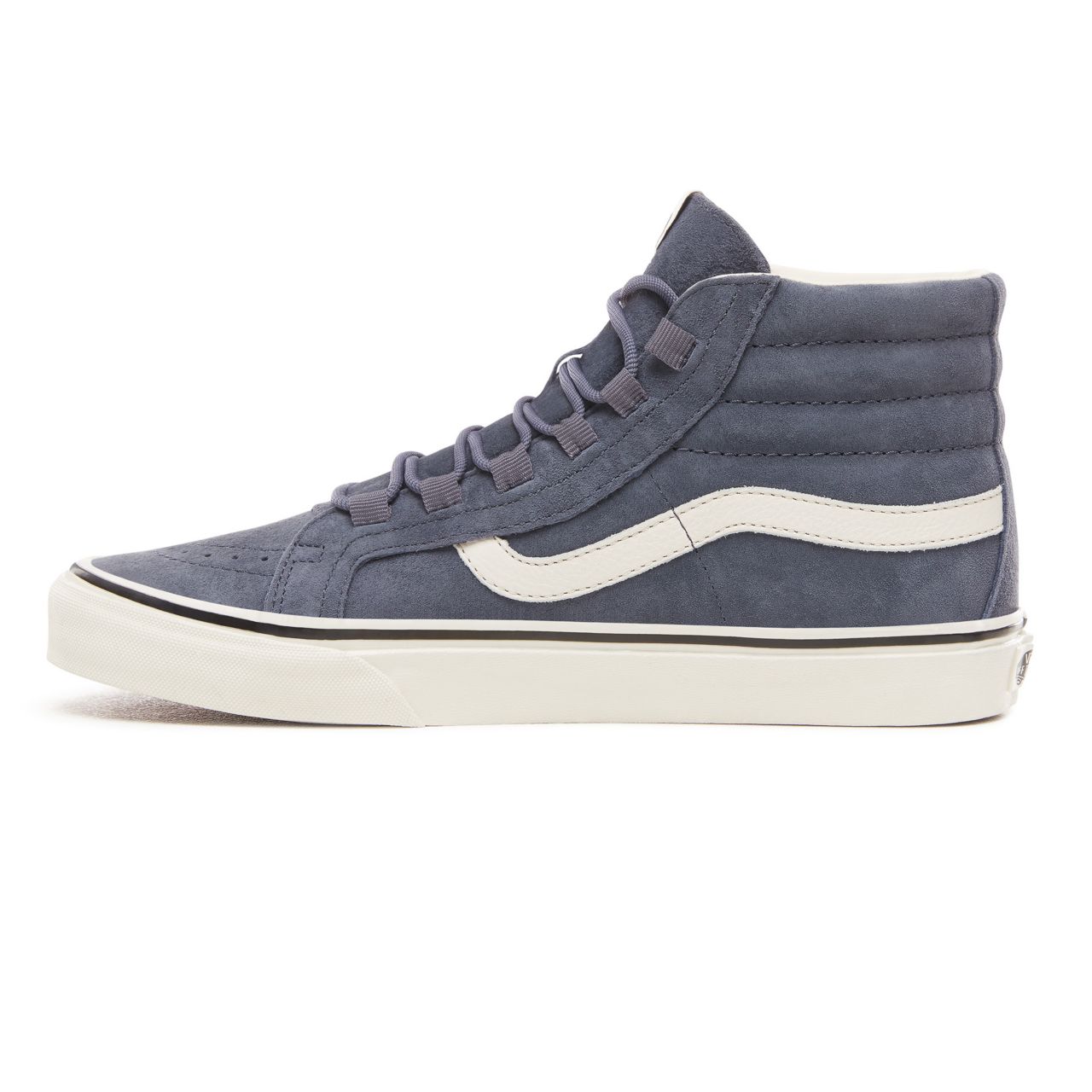 Vans Suede Sk8-Hi Reissue Ghillie Classic Mens Womens - (Pig Suede) Grisaille/Marshmallow VN0A3ZCHUQR Shoes