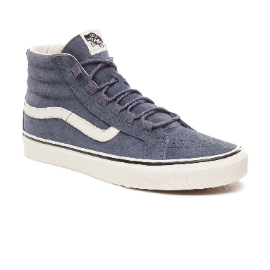 Vans Suede Sk8-Hi Reissue Ghillie Classic Mens Womens - (Pig Suede) Grisaille/Marshmallow VN0A3ZCHUQR Shoes