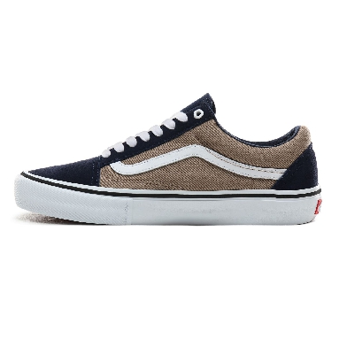 Vans Twill Old Skool Pro Mens Womens - (Twill) Dress Blues/Portabella VN0A45JCUZ0 Shoes