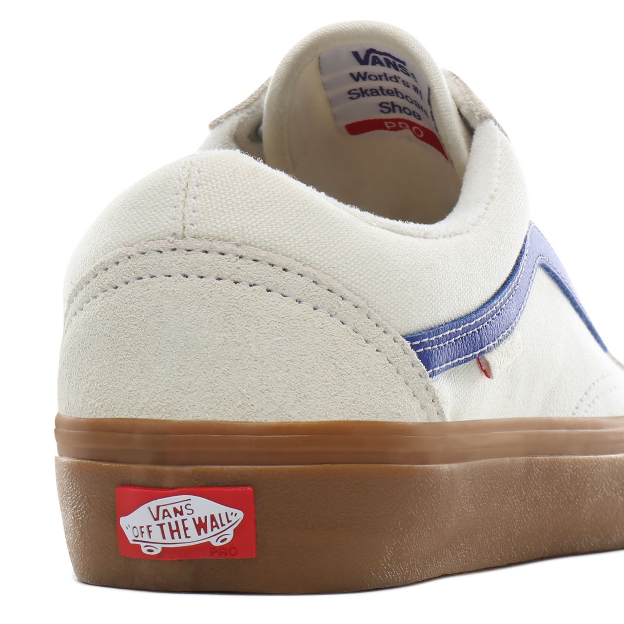 Vans Old Skool Pro Classic Mens Womens - marshmallow/blue/gum VN0A45JCSXO Shoes