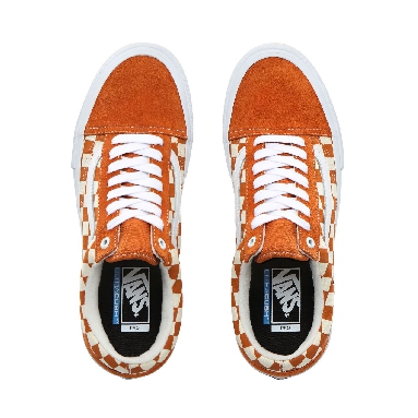 Vans Checkerboard Old Skool Pro Mens Womens - (Checkerboard) Golden Oak VN000ZD4UZW Shoes