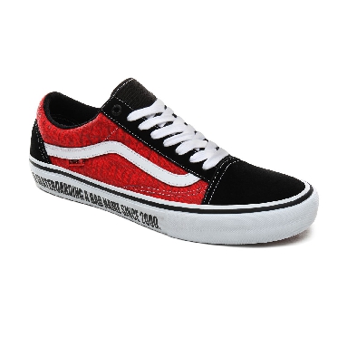 Vans x Baker Old Skool Pro Classic Mens Womens - (Baker) Black/White/Red VN0A45JCUZV Shoes