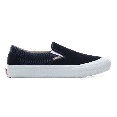 Vans Twill Slip-On Pro Classic Mens Womens - (Twill) Dress Blues/Portabella VN0A347VUZ0 Shoes