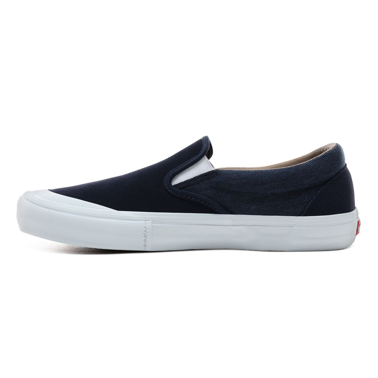 Vans Twill Slip-On Pro Classic Mens Womens - (Twill) Dress Blues/Portabella VN0A347VUZ0 Shoes