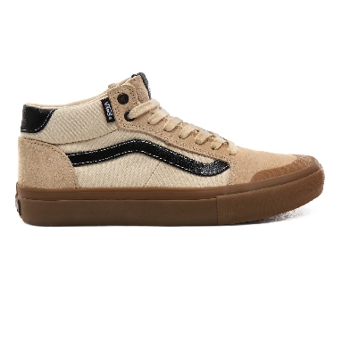 Vans Ty Morrow Style 112 Mid Pro Classic Mens Womens - (Ty Morrow) Macadamia/Gum VN0A3DOVV0K Shoes