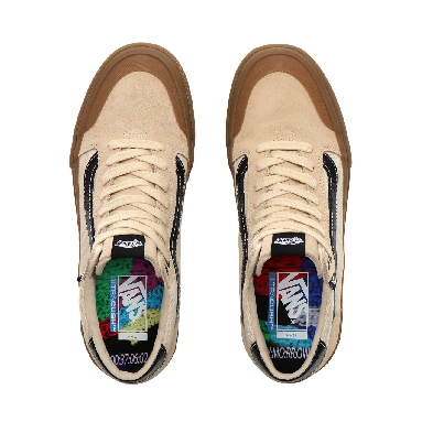 Vans Ty Morrow Style 112 Mid Pro Classic Mens Womens - (Ty Morrow) Macadamia/Gum VN0A3DOVV0K Shoes