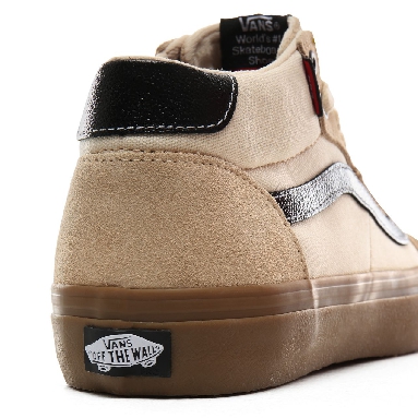 Vans Ty Morrow Style 112 Mid Pro Classic Mens Womens - (Ty Morrow) Macadamia/Gum VN0A3DOVV0K Shoes