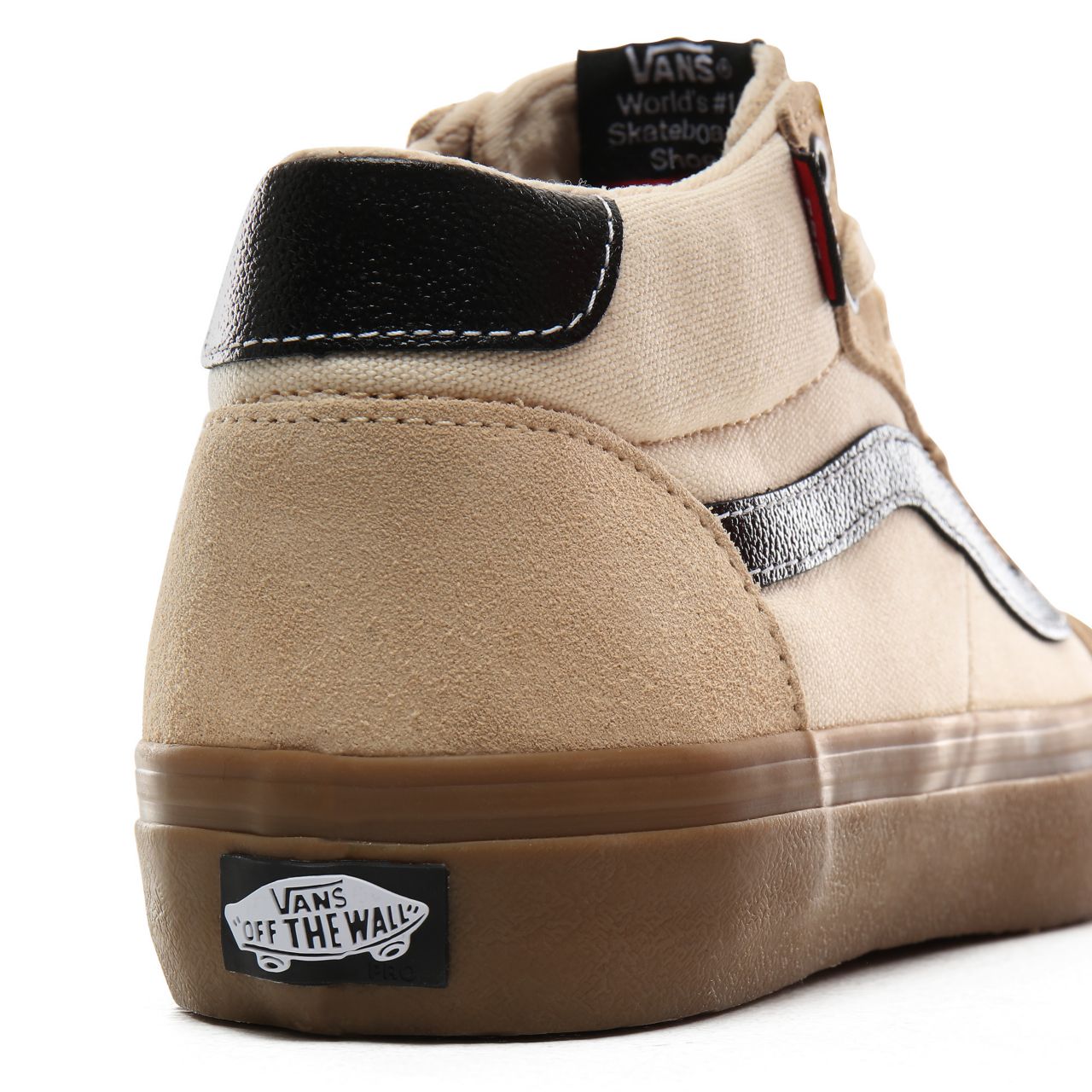 Vans Ty Morrow Style 112 Mid Pro Classic Mens Womens - (Ty Morrow) Macadamia/Gum VN0A3DOVV0K Shoes