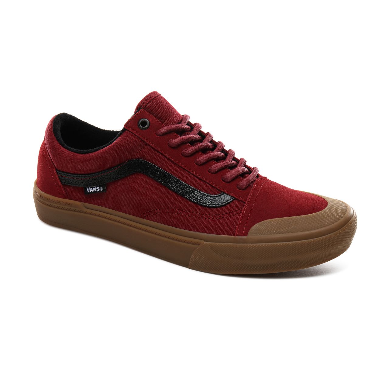 Vans Ty Morrow Old Skool Pro BMX Mens Womens - (Ty Morrow) Biking Red/Gum VN0A45JUUZX Shoes