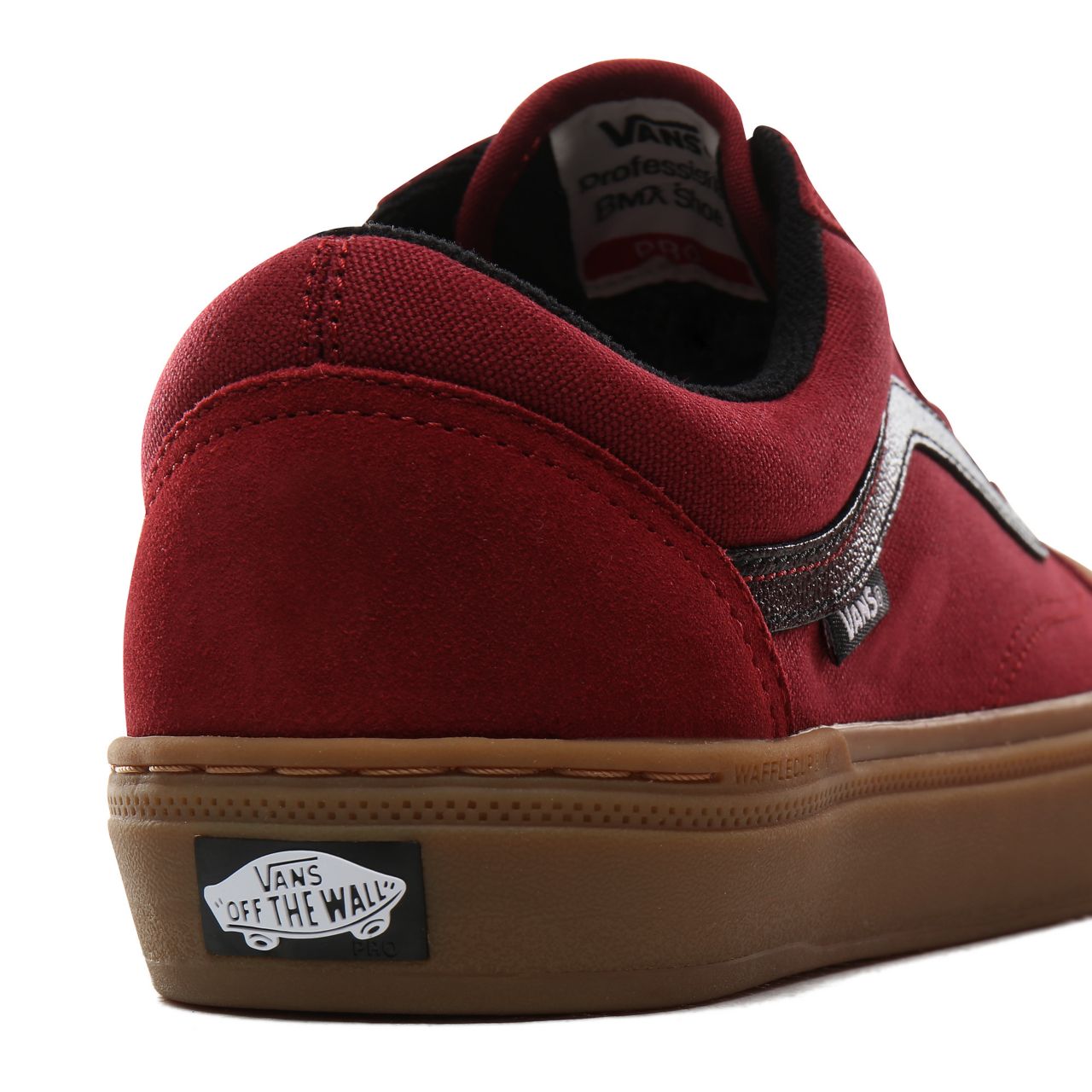 Vans Ty Morrow Old Skool Pro BMX Mens Womens - (Ty Morrow) Biking Red/Gum VN0A45JUUZX Shoes