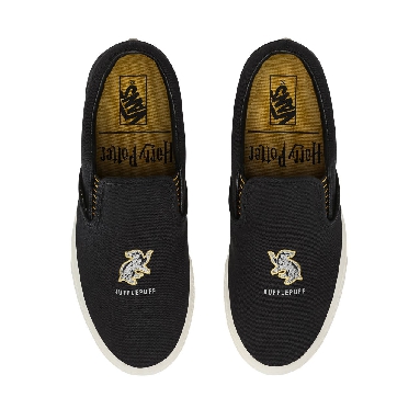 Vans x HARRY POTTER Hufflepuff Slip-On Classic Mens Womens - (Harry Potter) Hufflepuff/Black VN0A4BV3V90 Shoes