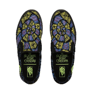 Vans Disney x Vans Classic Slip-On Classic Mens Womens - (DISNEY) OOGIE BOOGIE/NIGHTMARE VN0A4BV3TA5 Shoes