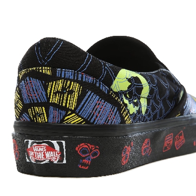 Vans Disney x Vans Classic Slip-On Classic Mens Womens - (DISNEY) OOGIE BOOGIE/NIGHTMARE VN0A4BV3TA5 Shoes