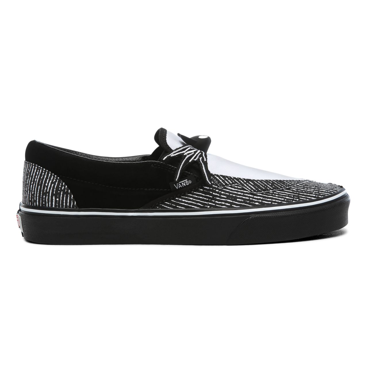 Vans Disney x Vans Classic Slip-On Classic Mens Womens - (Disney) Jack/Nightmare VN0A4BV3T4V Shoes