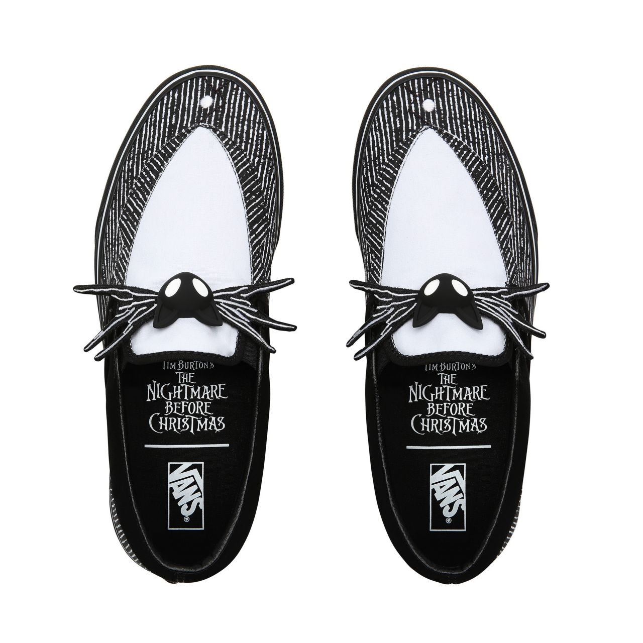 Vans Disney x Vans Classic Slip-On Classic Mens Womens - (Disney) Jack/Nightmare VN0A4BV3T4V Shoes