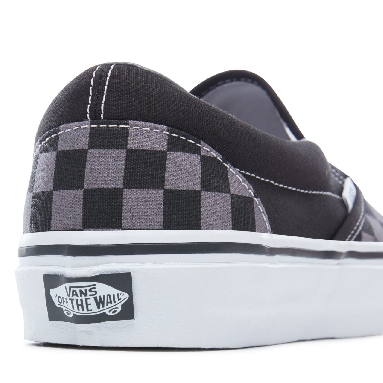 Vans Checkerboard Classic Slip-On Classic Mens Womens - (Checkerboard) Black/Pewter VN000EYEBPJ Shoes