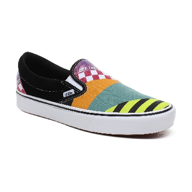 Vans Mash Up ComfyCush Slip-On Classic Mens Womens - (Mash Up) multi/black/true white VN0A3WMDTE6 Shoes