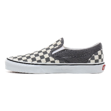 Vans Checkerboard Classic Slip-On Classic Mens Womens - (Checkerboard) pewter/true white VN0A4BV3TB5 Shoes