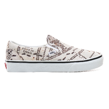 Vans x HARRY POTTER Marauders Map Slip-On Classic Mens Womens - (Harry Potter) Marauders Map/Classic White VN0A4BV3V3C Shoes