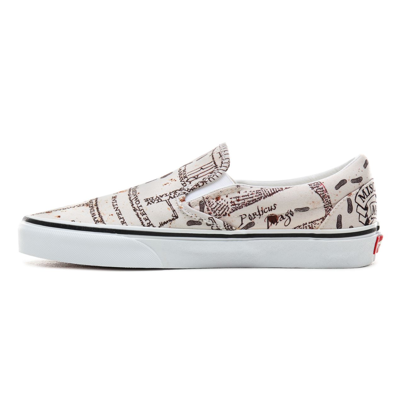 Vans x HARRY POTTER Marauders Map Slip-On Classic Mens Womens - (Harry Potter) Marauders Map/Classic White VN0A4BV3V3C Shoes