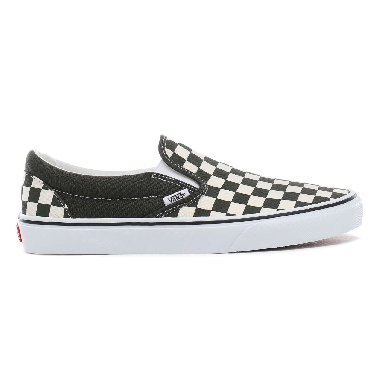 Vans Checkerboard Classic Slip-On Classic Mens Womens - (Checkerboard) forest night/true white VN0A4BV3TB4 Shoes