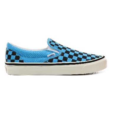 Vans Anaheim Factory Classic Slip-On 98 DX Classic Mens Womens - (Anaheim Factory) Og Blue Neon/Checkerboard VN0A3JEXV9L Shoes