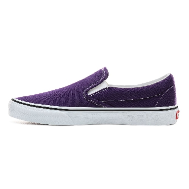 Vans Slip-On Classic Mens Womens - Violet Indigo/True White VN0A4BV3V7F Shoes