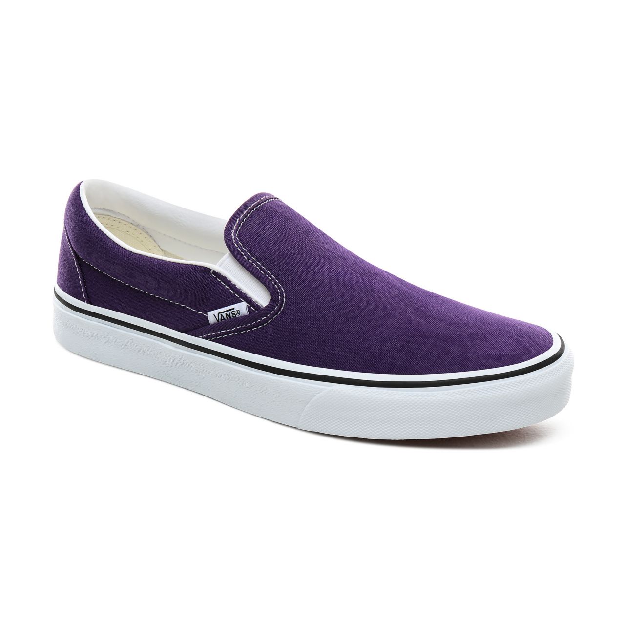 Vans Slip-On Classic Mens Womens - Violet Indigo/True White VN0A4BV3V7F Shoes