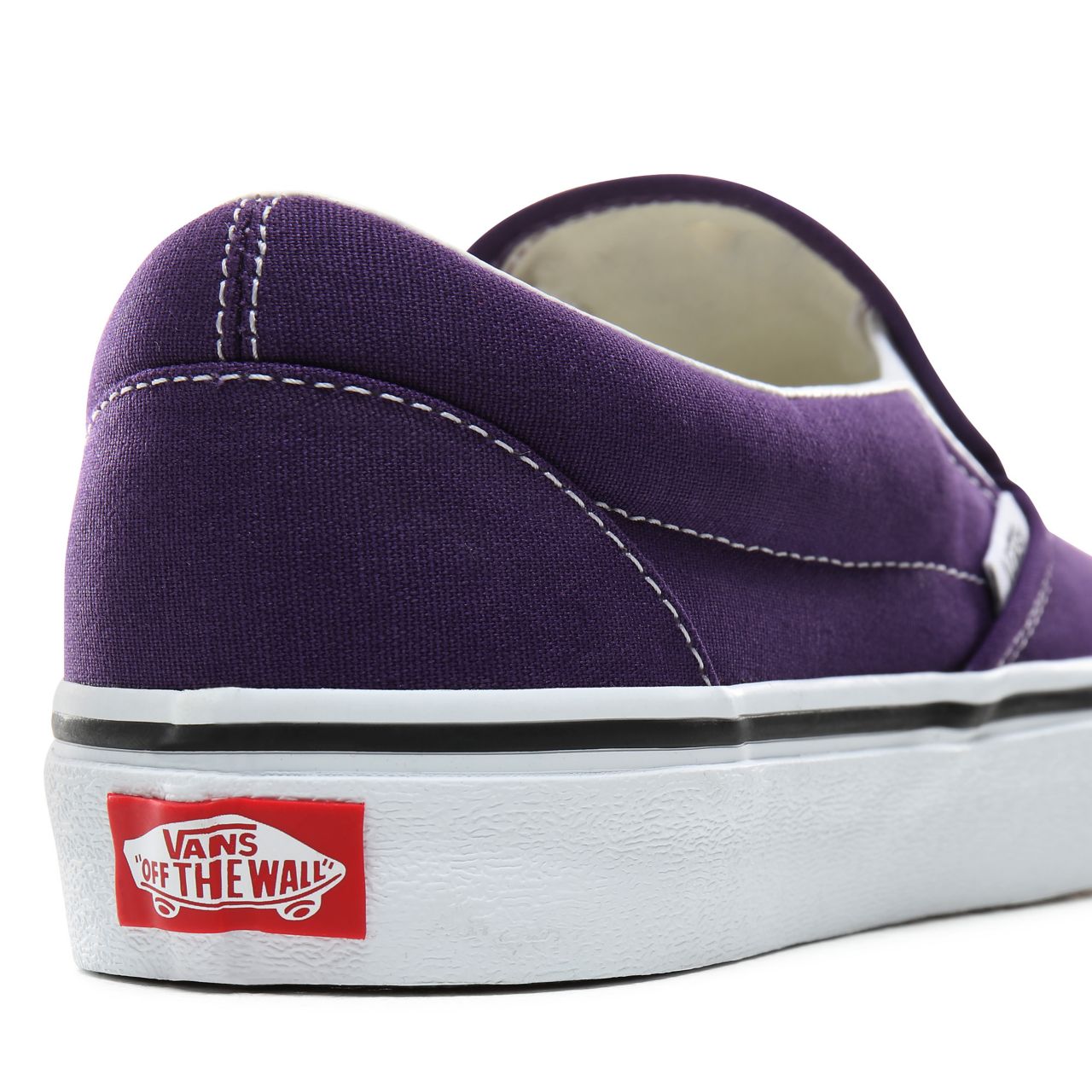 Vans Slip-On Classic Mens Womens - Violet Indigo/True White VN0A4BV3V7F Shoes