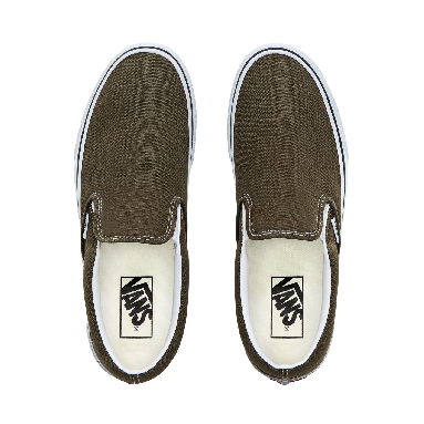 Vans Slip-On Classic Mens Womens - Beech/True White VN0A4BV3V7D Shoes