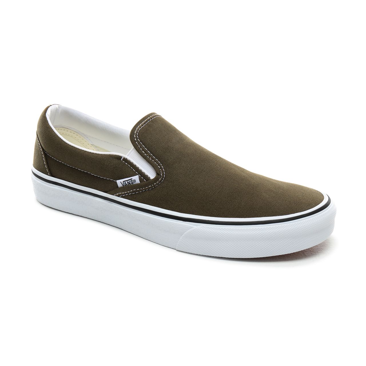 Vans Slip-On Classic Mens Womens - Beech/True White VN0A4BV3V7D Shoes