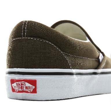 Vans Slip-On Classic Mens Womens - Beech/True White VN0A4BV3V7D Shoes