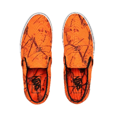 Vans Realtree Xtra x Vans Classic Slip-On Classic Mens Womens - (Realtree AP) blaze camo VN0A4BV3TC0 Shoes