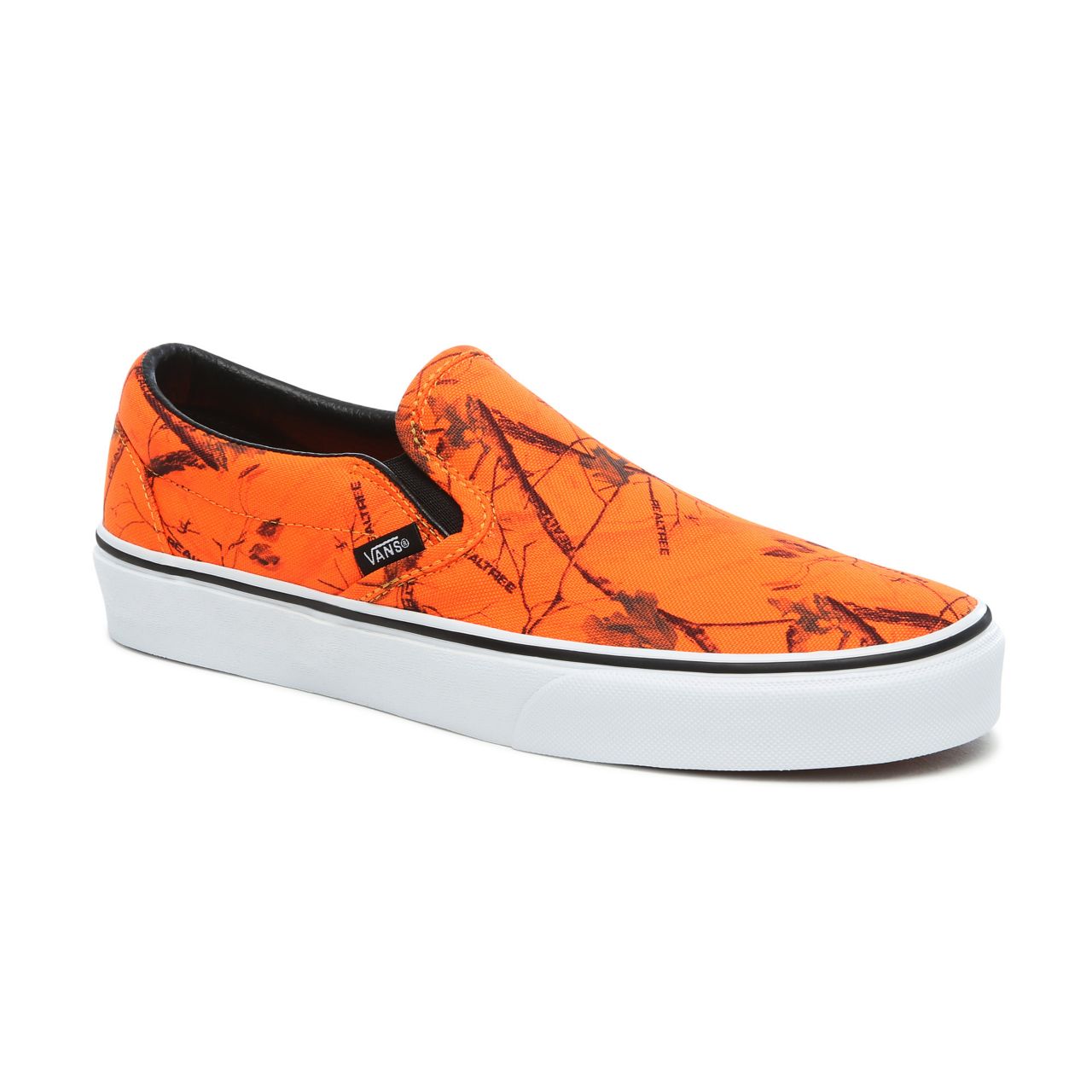 Vans Realtree Xtra x Vans Classic Slip-On Classic Mens Womens - (Realtree AP) blaze camo VN0A4BV3TC0 Shoes