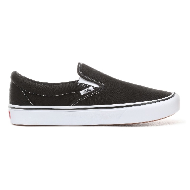 Vans Comfycush Slip-On Classic Mens Womens - (Classic) black/true white VN0A3WMDVNE Shoes